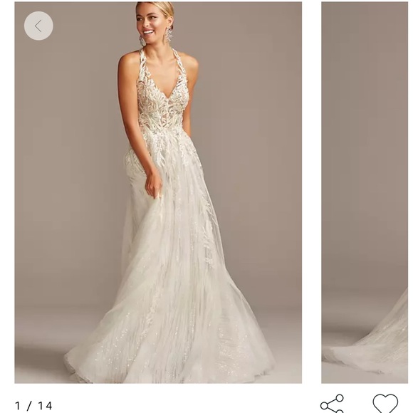 Galina Signature the dress is made from soft tulle fabric, and sequence. - Picture 2 of 7